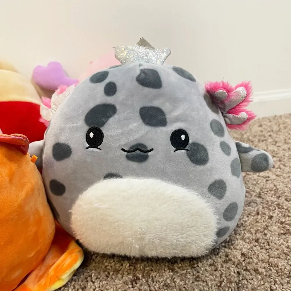 Squishmallows Sea Life Lot 4 Cosmina Indie Crab  Avana Axolotl Norbu Octopus 8